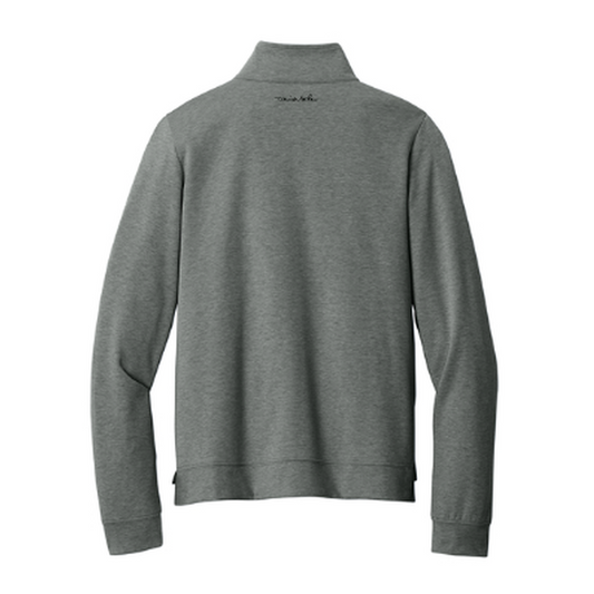 NADC TravisMathew Women’s Coveside 1/2-Zip - Dark Grey Heather