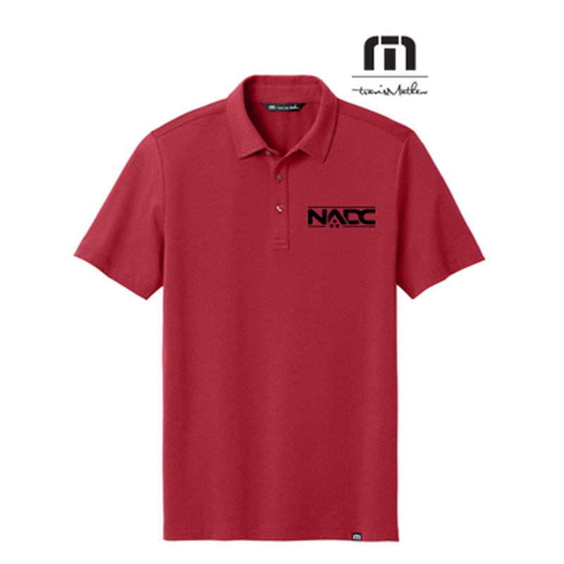 NADC TravisMathew Glenview Solid Polo - Scooter Red