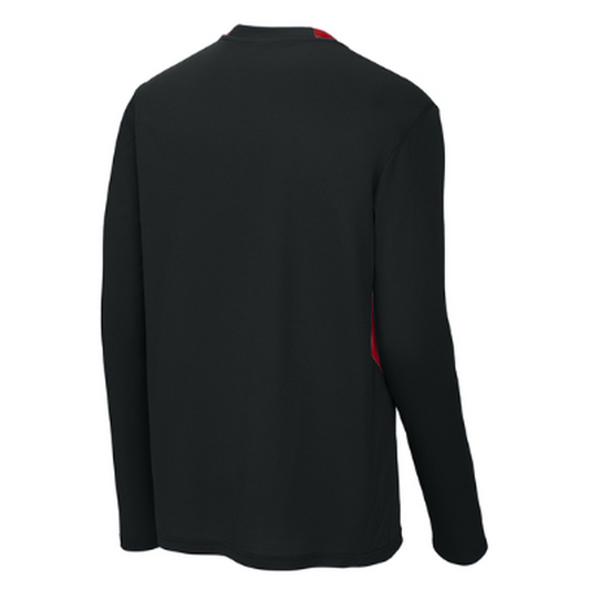 NADC Sport-Tek® Club 1/4-Zip Pullover - Black/Deep Red