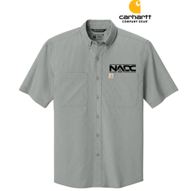 NADC Carhartt Force® Sun Defender™ Short Sleeve Shirt - Steel