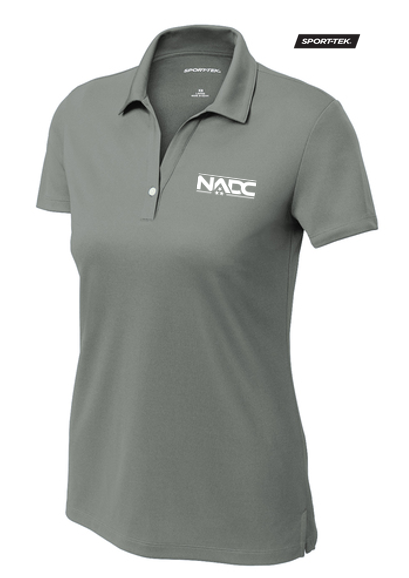 NADC Sport-Tek® Women's UV Micropique Polo - Grey Concrete