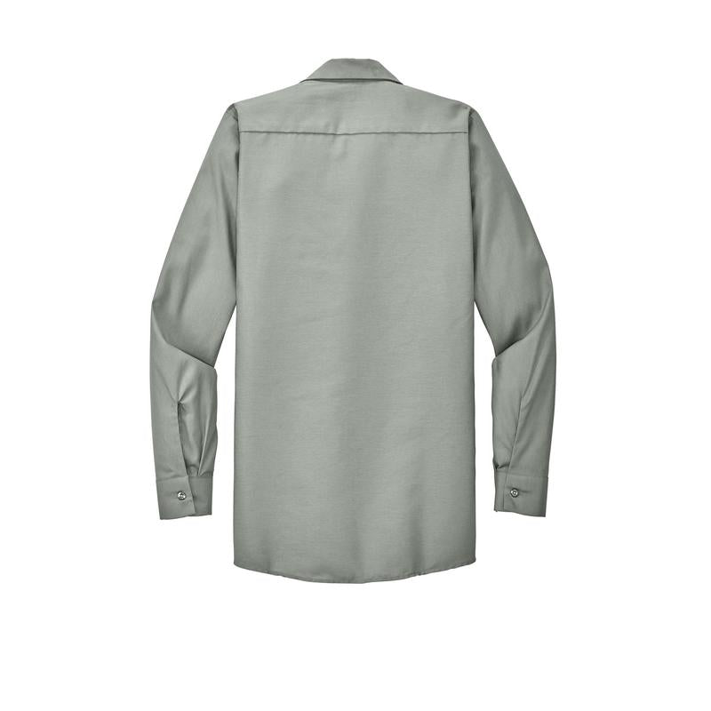 NADC Red Kap® Long Sleeve Industrial Work Shirt - Light Grey