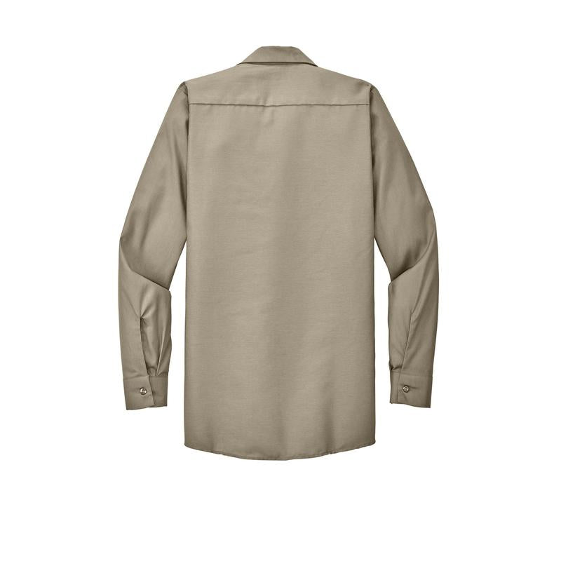 NADC Red Kap® Long Sleeve Industrial Work Shirt - Light Tan