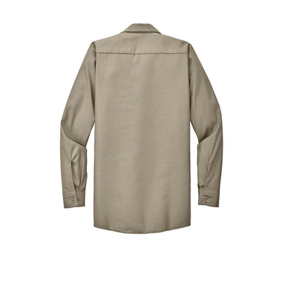 NADC Red Kap® Long Sleeve Industrial Work Shirt - Light Tan