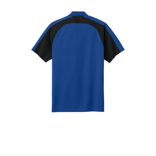 NADC Port Authority® Wearever Performance Pique Colorblock Polo - True Royal/ Black