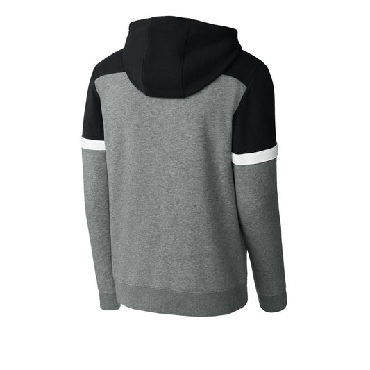 NADC Sport-Tek® UNISEX Drive Fleece Colorblock Hoodie - Black/ Vintage Heather