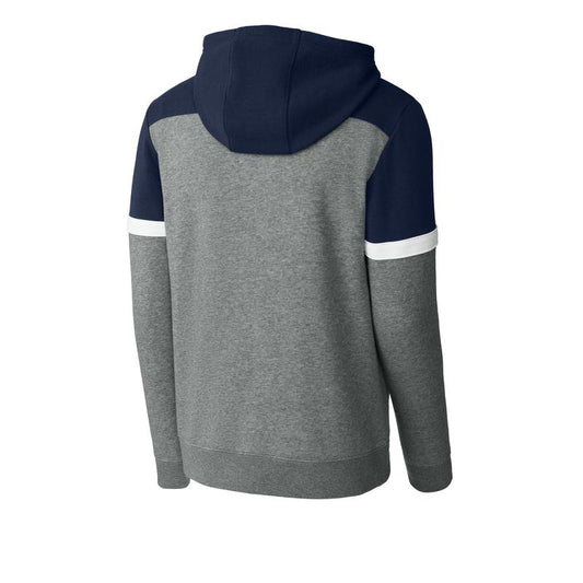 NADC Sport-Tek® UNISEX Drive Fleece Colorblock Hoodie - True Navy/ Vintage Heather