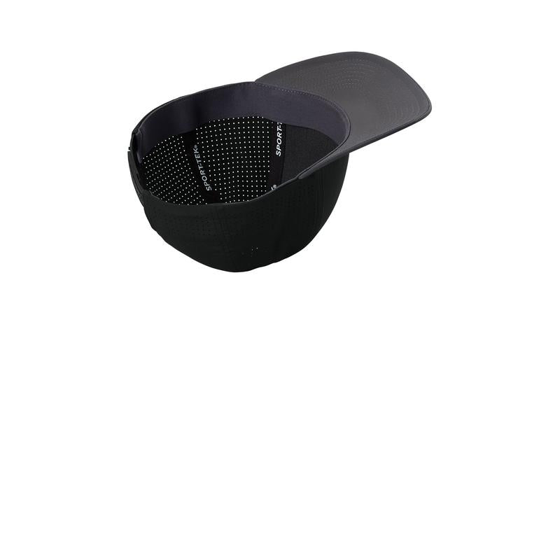 NADC Sport-Tek® Pro-Cut Adjustable Cap - BLACK