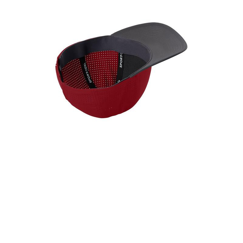 NADC Sport-Tek® Pro-Cut Adjustable Cap - Deep Red