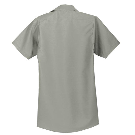 NADC Red Kap® Short Sleeve Industrial Work Shirt - Light Grey