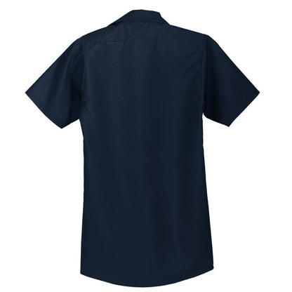 NADC Red Kap® Short Sleeve Industrial Work Shirt - NAVY