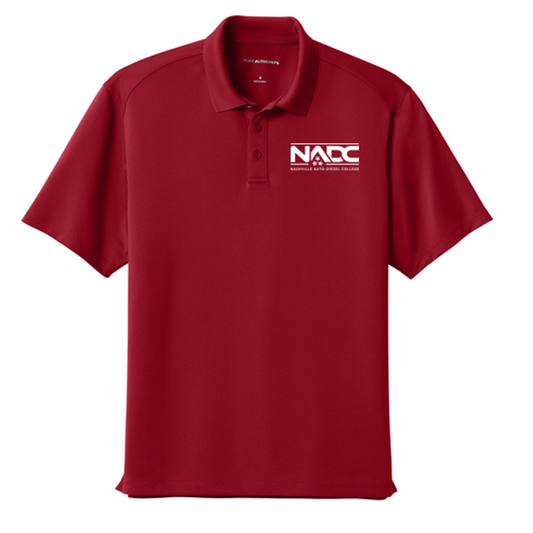 NADC Port Authority® Wearever Performance Pique Polo - Rich Red