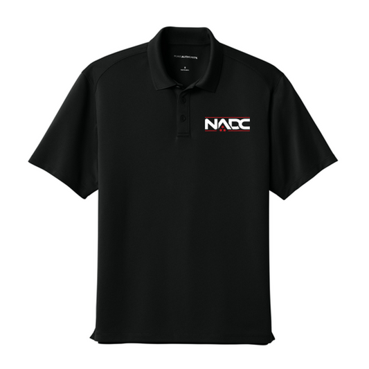 NADC Port Authority® Wearever Performance Pique Polo - Deep Black