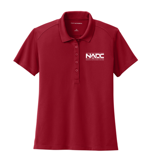 NADC Port Authority® Women’s Wearever Performance Pique Polo - Rich Red