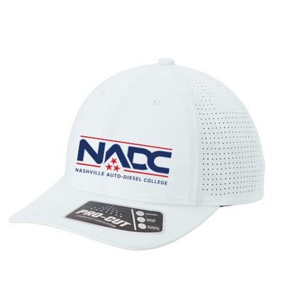 NADC Sport-Tek® Pro-Cut Adjustable Cap - WHITE