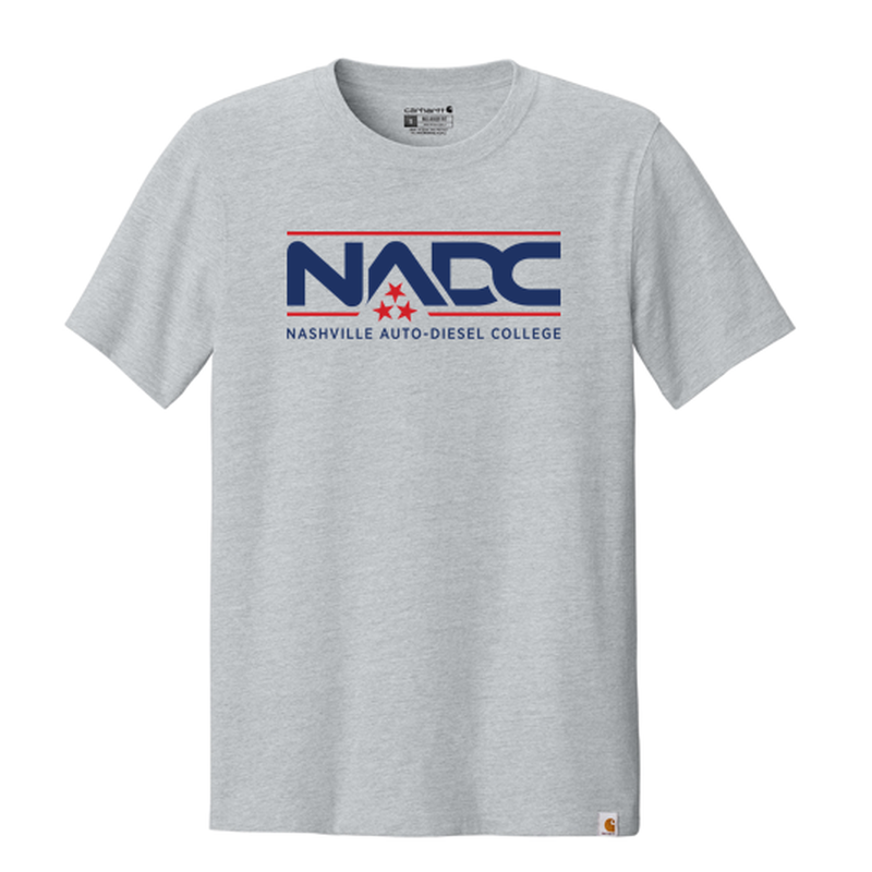 NADC Carhartt® Short Sleeve T-Shirt - FULL FRONT Heather Grey