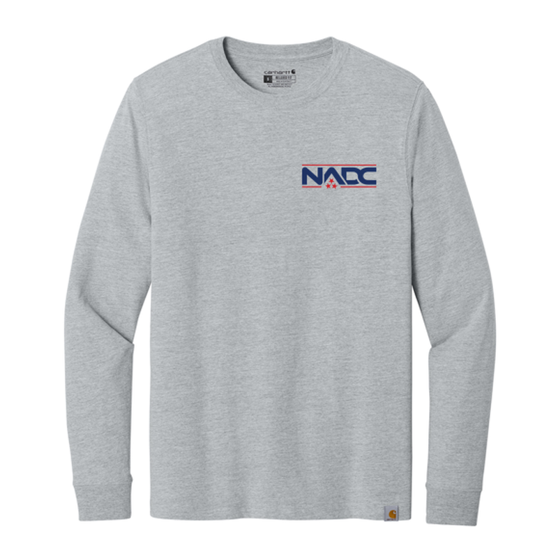 NADC Carhartt® Long Sleeve T-Shirt - Heather Grey