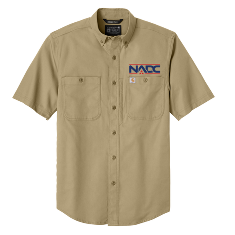 NADC Carhartt® Rugged Professional™ Series Short Sleeve Shirt - Dark Khaki