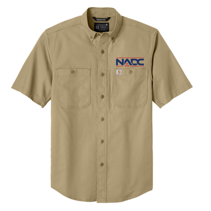 NADC Carhartt® Rugged Professional™ Series Short Sleeve Shirt - Dark Khaki