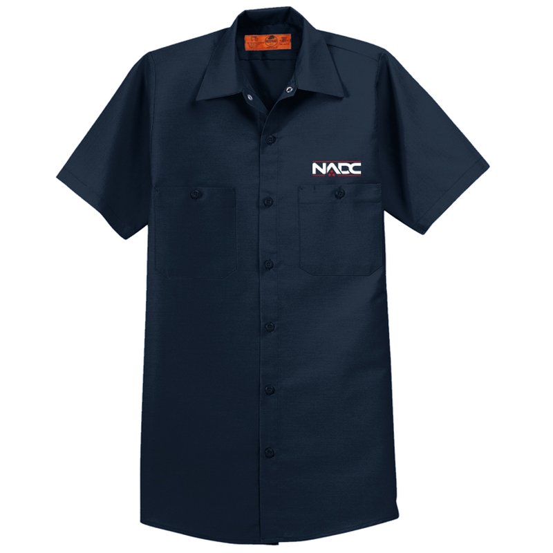 NADC Red Kap® Short Sleeve Industrial Work Shirt - NAVY