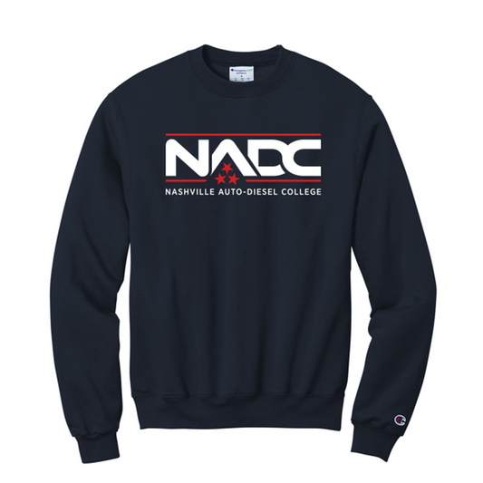 NADC Champion® Powerblend® Crewneck Sweatshirt - NAVY