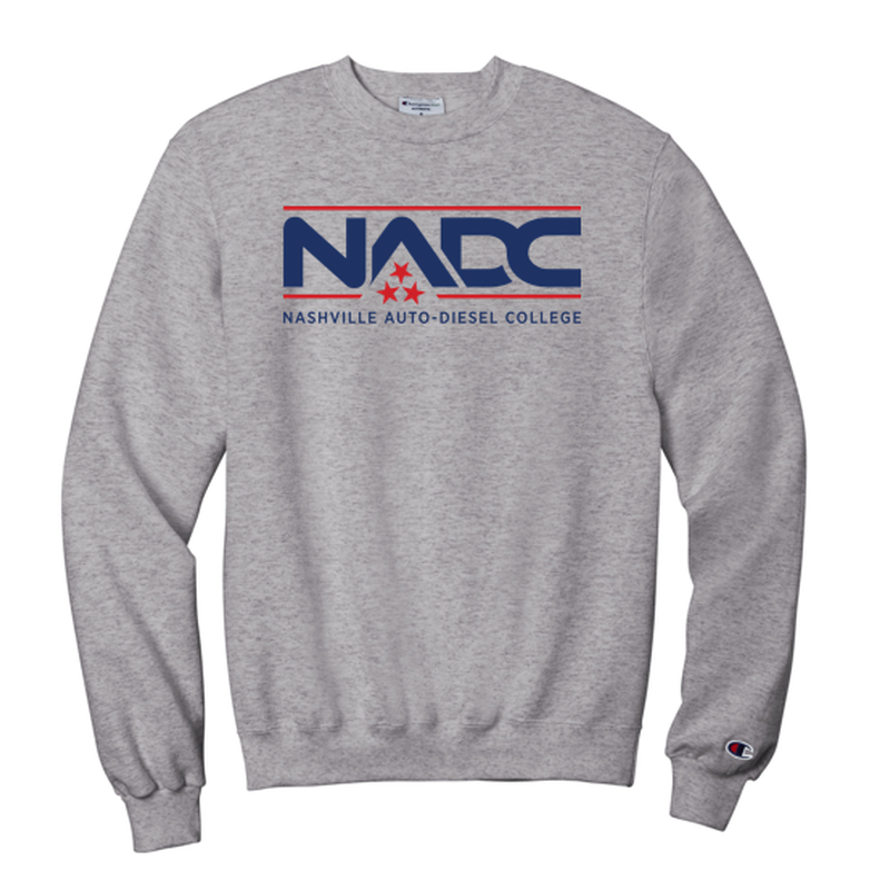 NADC Champion® Powerblend® Crewneck Sweatshirt - LIGHT STEEL