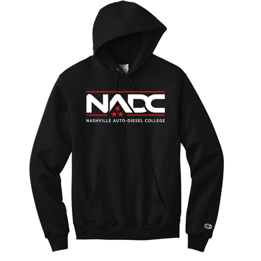 NADC Champion® Powerblend® Pullover Hoodie - BLACK