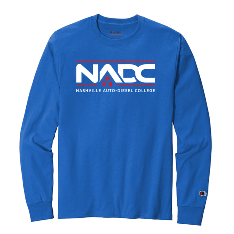 NADC Champion ® Heritage 5.2-Oz. Jersey Long Sleeve Tee - ROYAL