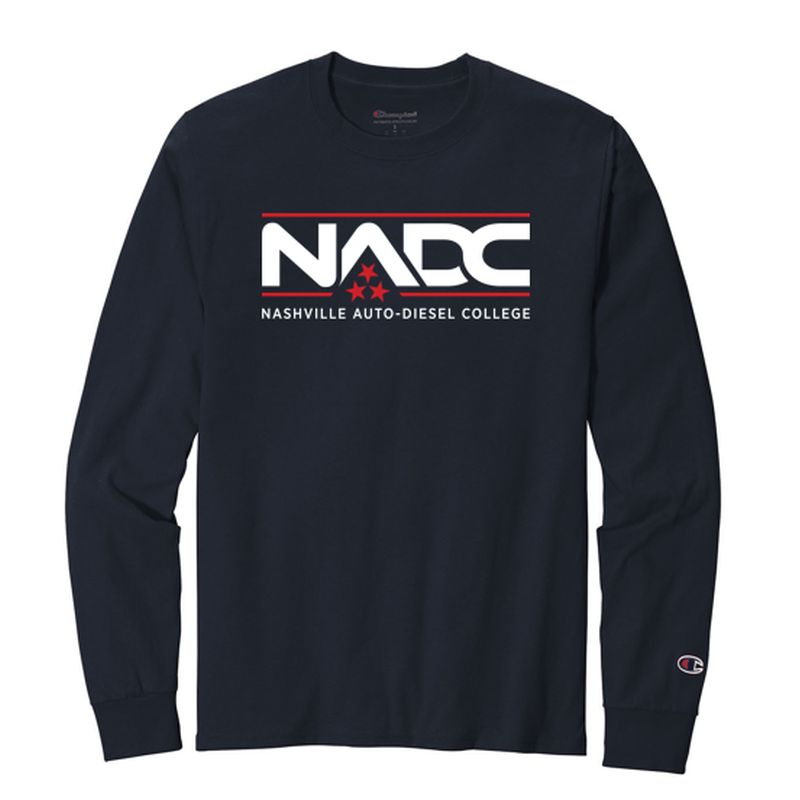 NADC Champion ® Heritage 5.2-Oz. Jersey Long Sleeve Tee - NAVY