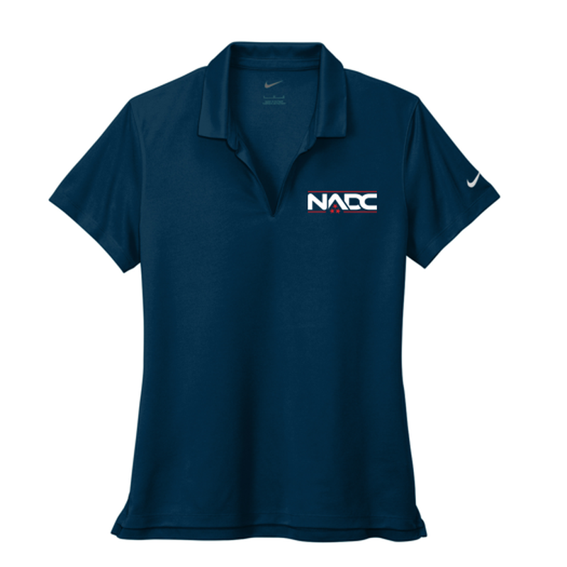 NADC Nike Women's Dri-FIT Micro Pique 2.0 Polo - NAVY