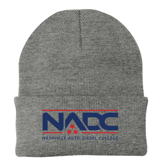 NADC Port & Company® - Knit Cap - Athletic Oxford