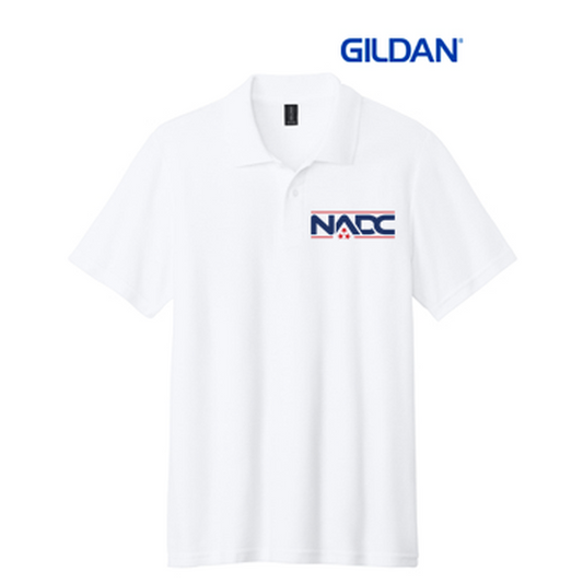 NADC Gildan® Softstyle® Pique Polo - White