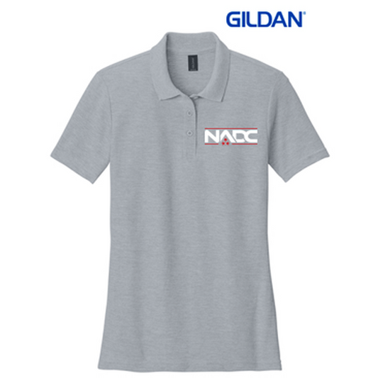 NADC Gildan® Softstyle® Women’s Pique Polo - Ring Spun Sport Grey