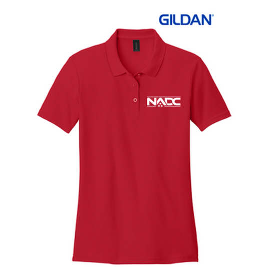 NADC Gildan® Softstyle® Women’s Pique Polo - Red