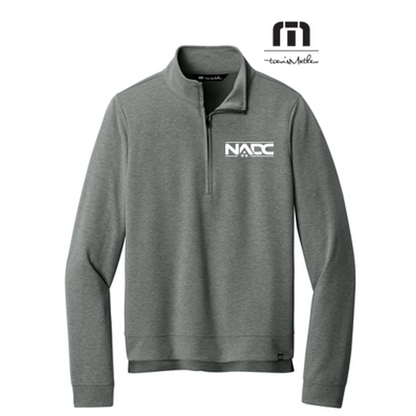 NADC TravisMathew Women’s Coveside 1/2-Zip - Dark Grey Heather