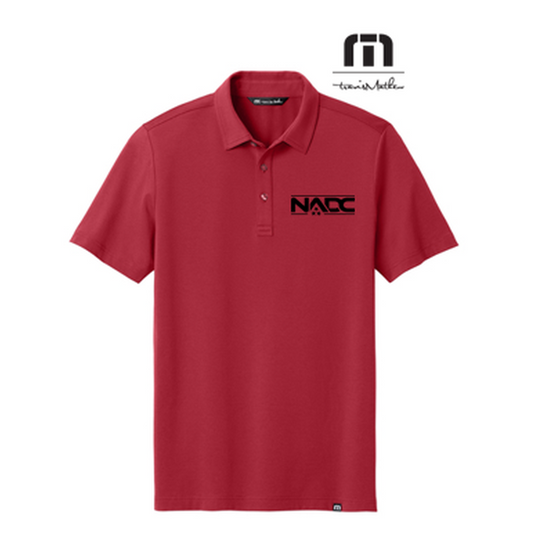 NADC TravisMathew Glenview Solid Polo - Scooter Red