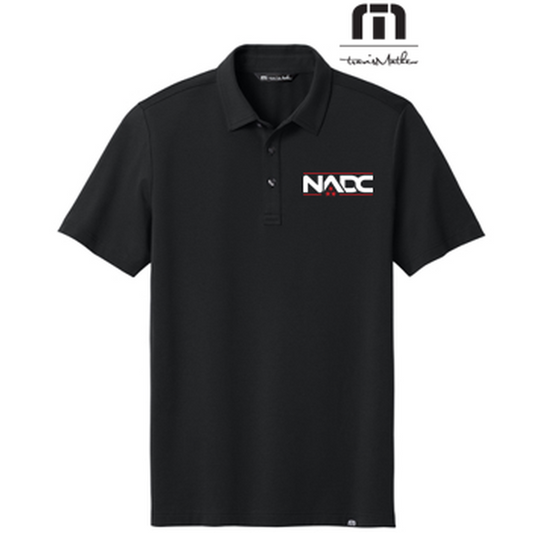 NADC TravisMathew Glenview Solid Polo - Black