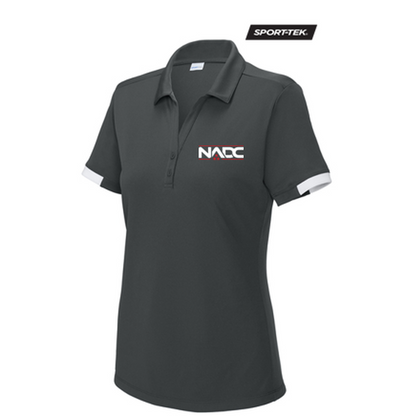 NADC Sport-Tek® Women’s Club Colorblock Polo - Iron Grey/White (Copy)