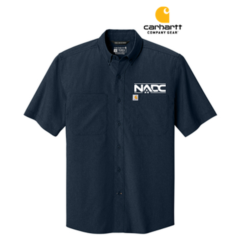 NADC Carhartt Force® Sun Defender™ Short Sleeve Shirt - Navy