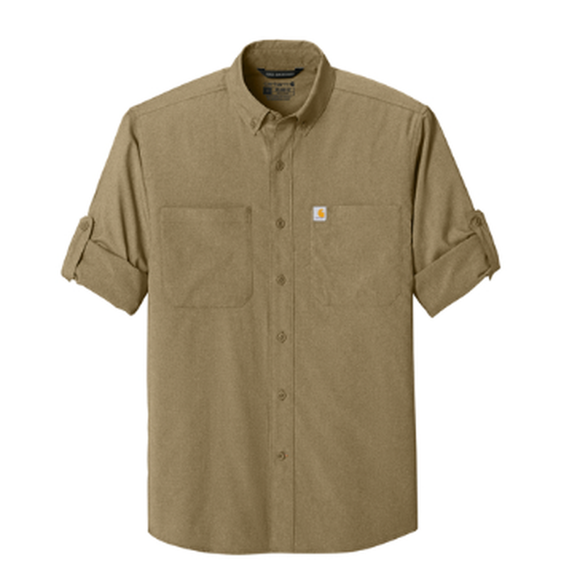 NADC Carhartt Force® Sun Defender™ Long Sleeve Shirt - Dark Khaki