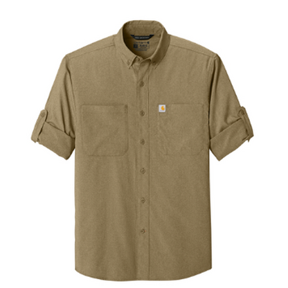 NADC Carhartt Force® Sun Defender™ Long Sleeve Shirt - Dark Khaki