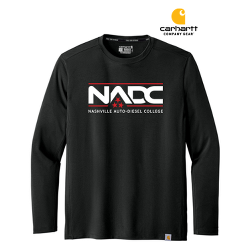 NADC Carhartt Force® Sun Defender™ Long Sleeve T-Shirt - Black