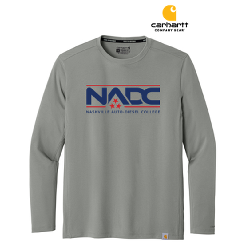 NADC Carhartt Force® Sun Defender™ Long Sleeve T-Shirt - Asphalt Grey