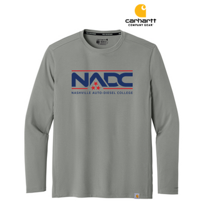 NADC Carhartt Force® Sun Defender™ Long Sleeve T-Shirt - Asphalt Grey