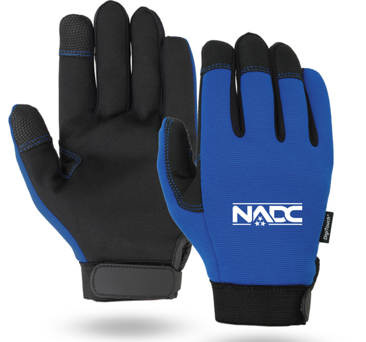 NADC Touchscreen Mechanics Gloves - Royal Blue