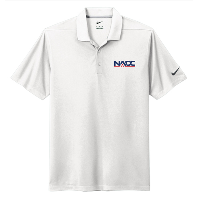 NADC Nike Dri-FIT Micro Pique 2.0 Polo - WHITE