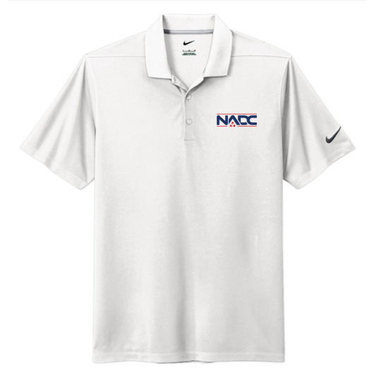 NADC Nike Dri-FIT Micro Pique 2.0 Polo - WHITE