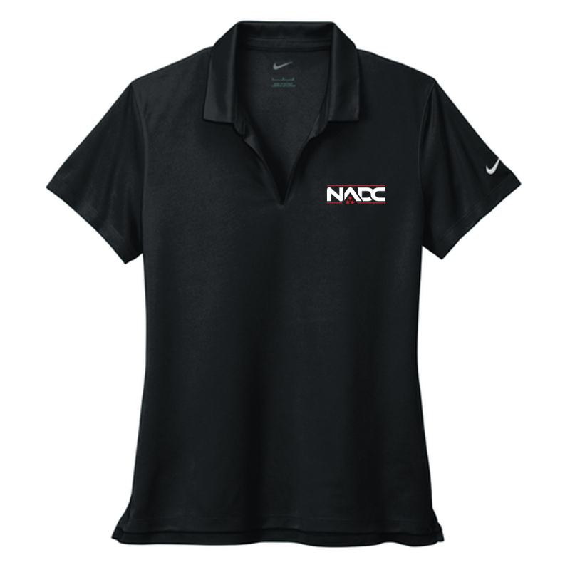NADC Nike Women's Dri-FIT Micro Pique 2.0 Polo - BLACK