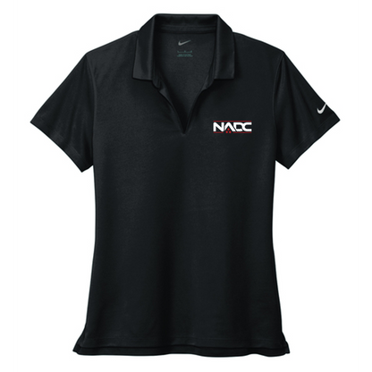 NADC Nike Women's Dri-FIT Micro Pique 2.0 Polo - BLACK