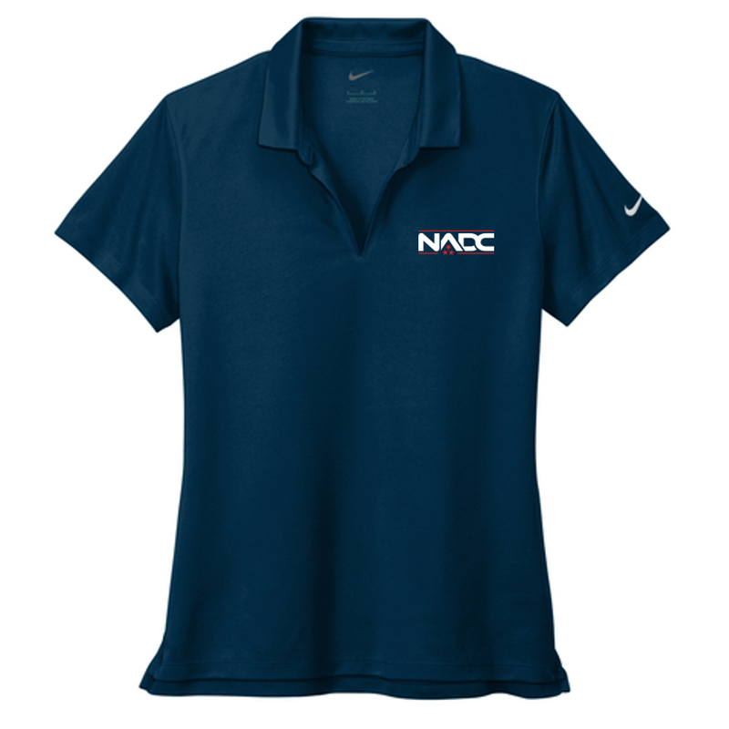 NADC Nike Women's Dri-FIT Micro Pique 2.0 Polo - NAVY